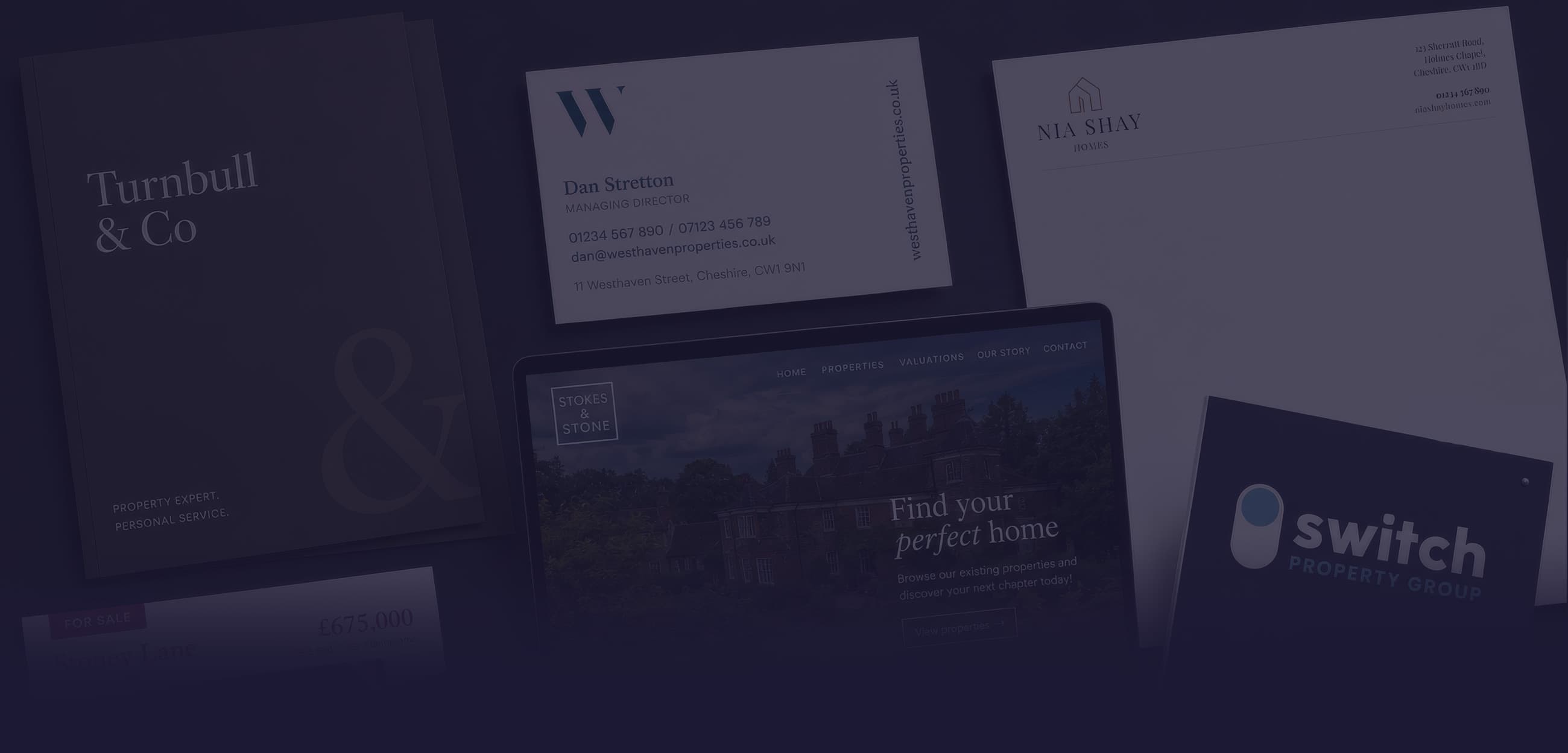 The Property Circle showcasing branding, website design and marketing for the property industry
